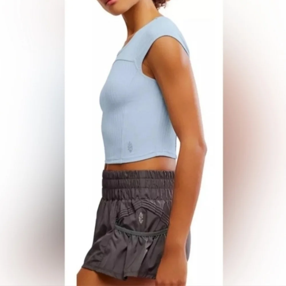 Free People Tempo Ribbed Baby Tee.